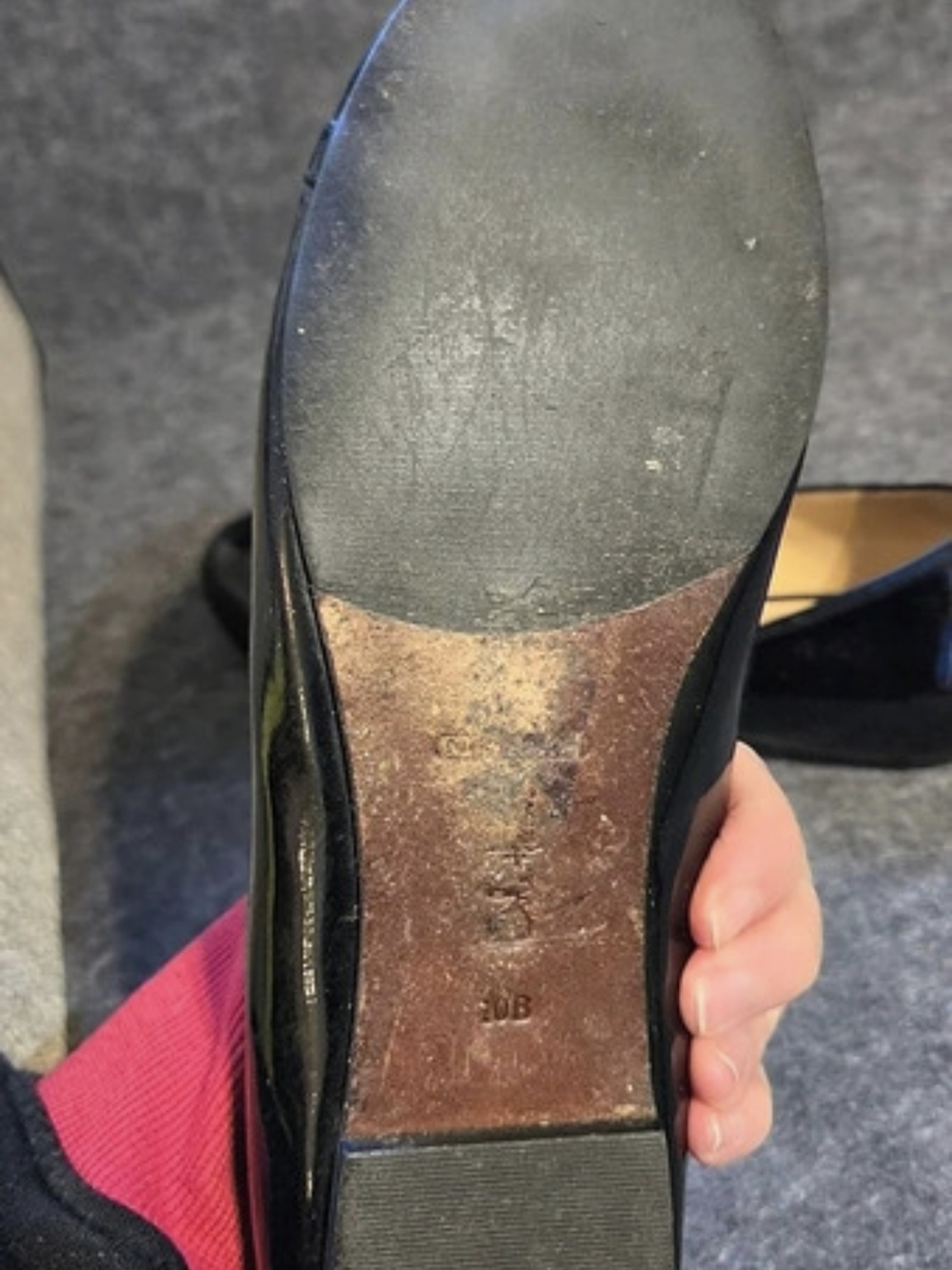 Cole Haan Black Patent Ballet Flats With Buckle Detail - Picture 10 of 10